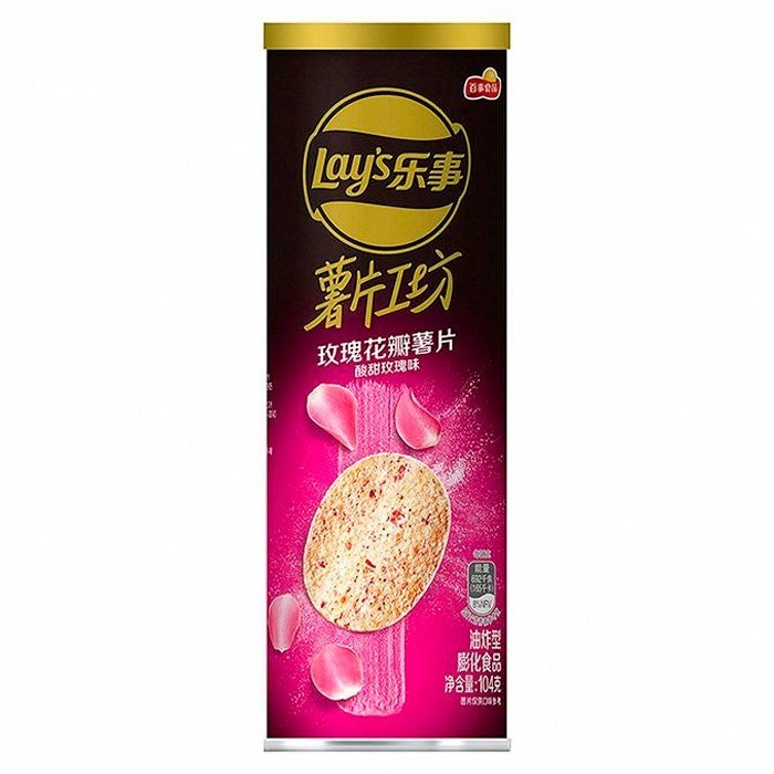 Чипсы Lay's со вкусом лепестков розы, 104г
