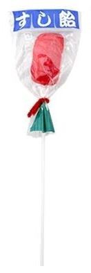 "Суши-конфеты Такара" леденцы в виде Суши и роллов сладкие на палочке Takara Seika, 1 штука в ассортименте, Япония