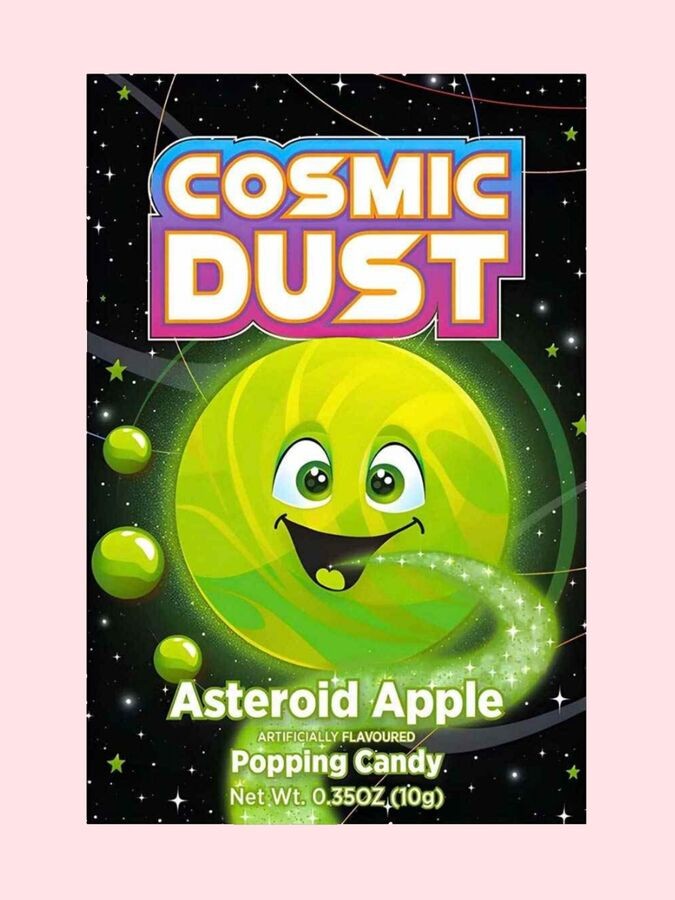 Взрывная карамель со вкусом яблока Cosmic Dust Астероид, 10г