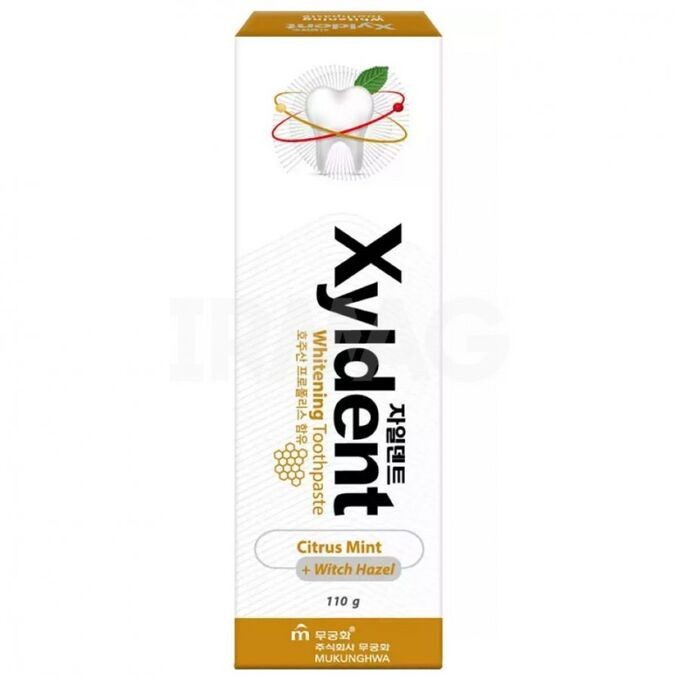 Отбеливающая зубная паста "Xyldent" MUKUNGHWA Цитрус и гамамелис, 110г