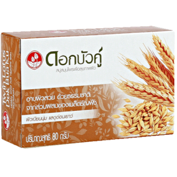 Мыло с травами, обогащенное мультизерновыми экстрактами, Twin Lotus, 80г
