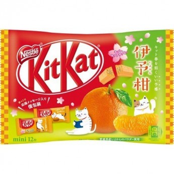 Японский Кит-кат со скусом мандарина, 12шт*11,6г