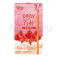 Палочки Pejoy клубника с ванильными сливками, 48г, Китай