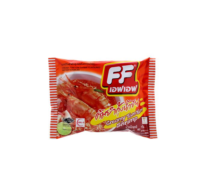 Лапша быстрого приготовления FF Сливочный Том ям с креветкой, 60г