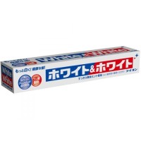 Зубная паста c кальцием и фтором в коробке  WHITE & WHITE, 150 гр