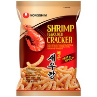 Креветочные чипсы острые Nongshim запеченные, 75г