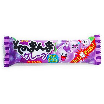 Жевательная резинка с наполнителем со вкусом винограда, 14,4г