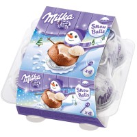 Шоколадные яйца Milka Snowballs, 112 г
