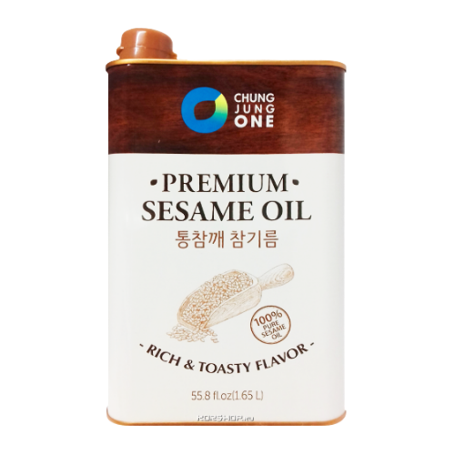Кунжутное масло нерафинированное 1,65 л Даесанг O'food Premium sesame oil, Т.М. DAESANG ж/б КОРЕЯ