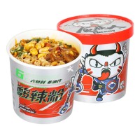 Лапша "Согревающая Энергия" Стеклянная рисовая б/п со спаржей и овощами в остро-кислом арахисовом соусе, 130г SHI ZU REN ENERGY Китай 