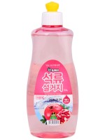 Жидкое средство для мытья посуды SANDOKKAEBI с гранатом, подходит для овощей и фруктов, 500мл Корея