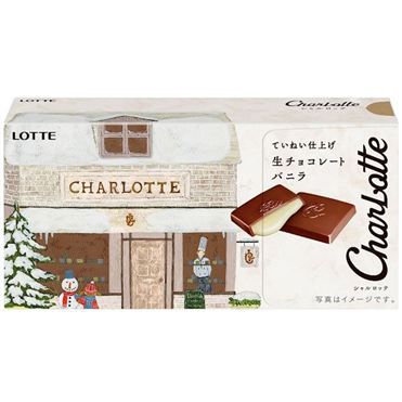 Шоколад Lotte Шарлотте с ванильной начинкой, Япония, 68.4г