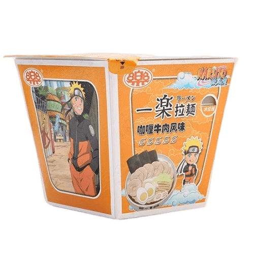 Рамен лапша Наруто Удзумаки со вкусом тушеной говядины и карри, коллекционное издание  Naruto, 90г