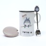 Японская кружка "Тоторо" + аксессуары Ceramic Mug