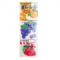 Жевательная резинка микс фруктовых вкусов Marukawa, 3шт, Япония