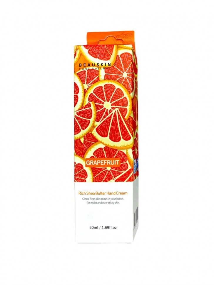 Крем для рук заживляющий с маслом Ши и экстрактом грейпфрута Beauskin, 50мл Корея
