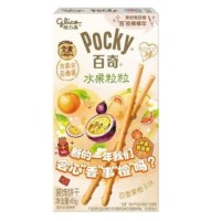 Палочки Поки с кремовой начинкой со вкусом маракуйи и апельсина Pocky, 45г, Китай