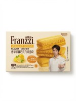Сэндвич-печенье Franzzi с мягкой кремовой начинкой со вкусом ванили, лимона и шоколада, 58г