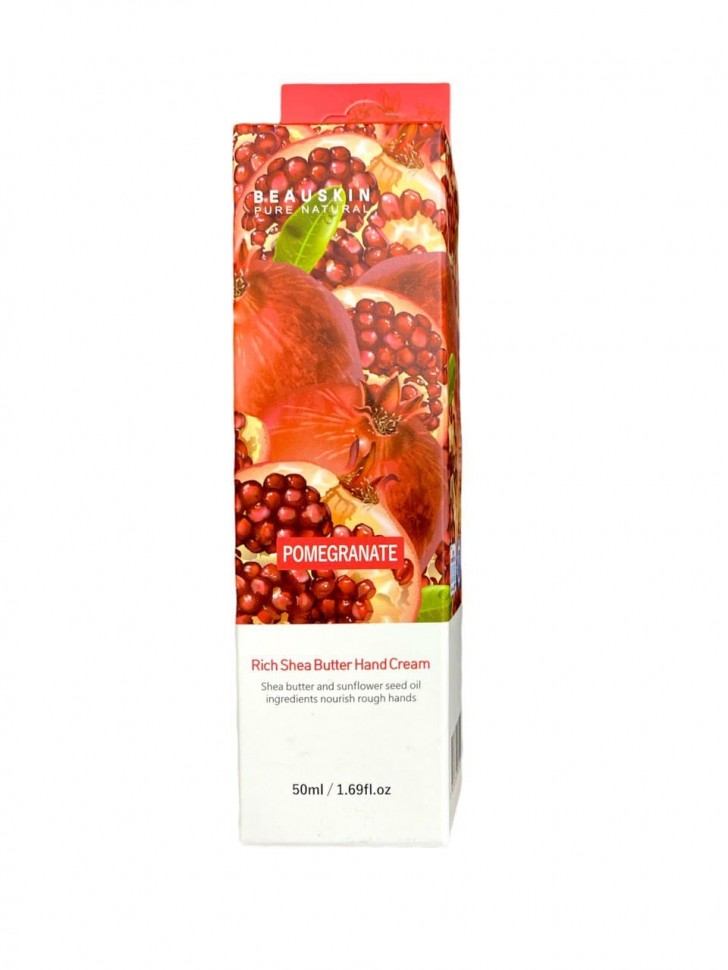 Крем для рук заживляющий с маслом Ши и экстрактом граната Beauskin, 50мл Корея