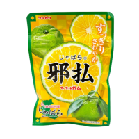 Жевательная резинка с цитрусом Иншиу (зеленый мандарин) из префектуры Вакаяма Marukawa, 37г Япония