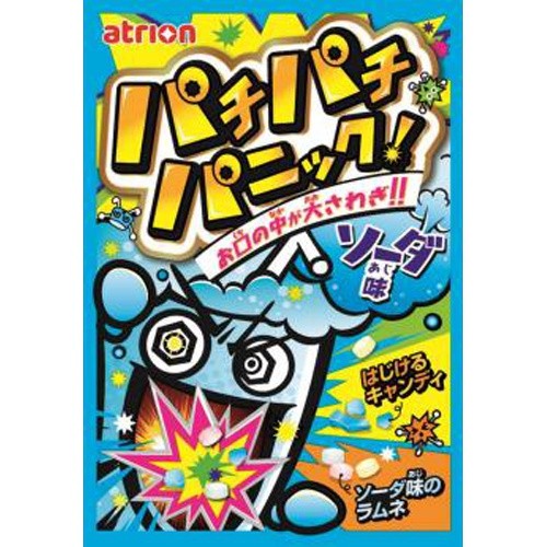 Карамель Атрион взрывающиеся во рту Шипучая конфета Паника! в ассортименте, 5г, Япония