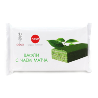 Вафельный батончик Okasi с чаем матча, 150г,  10 штук