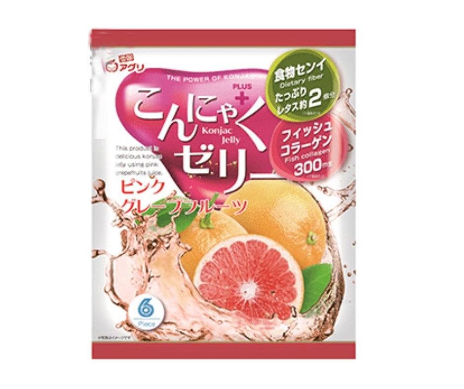 Желе конняку с натуральным соком грейпфрута Рубин Саги Yukiguni 108г, Япония