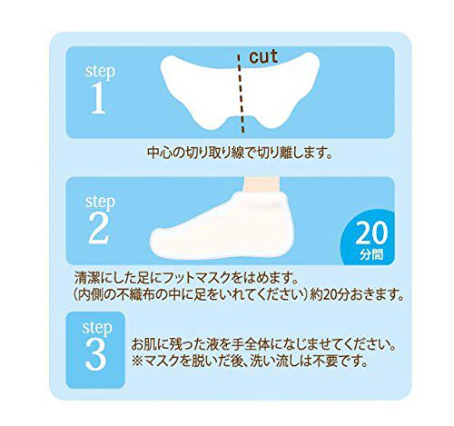 Маска - носочки из Японии, увлажняющая для ног , 1 пара