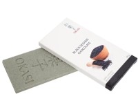 Шоколад Okasi с молотым черным кунжутом, 80г