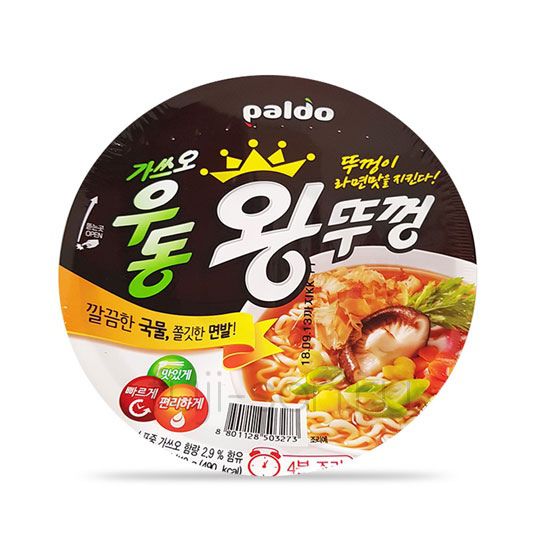 Лапша быстрого приготовления Удон Вантуккон Paldo, Корея, 110 г