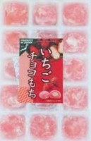 Японские моти Дайфуку с клубникой и начинкой из белого шоколада Seiki 15 штук, 200г Япония