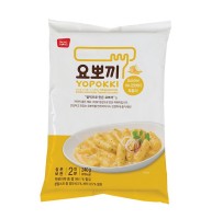 Рисовые Токпокки со сливочно-луковым соусом Young Poong Topokki, 2 пачки (для варки), 240 г, Корея