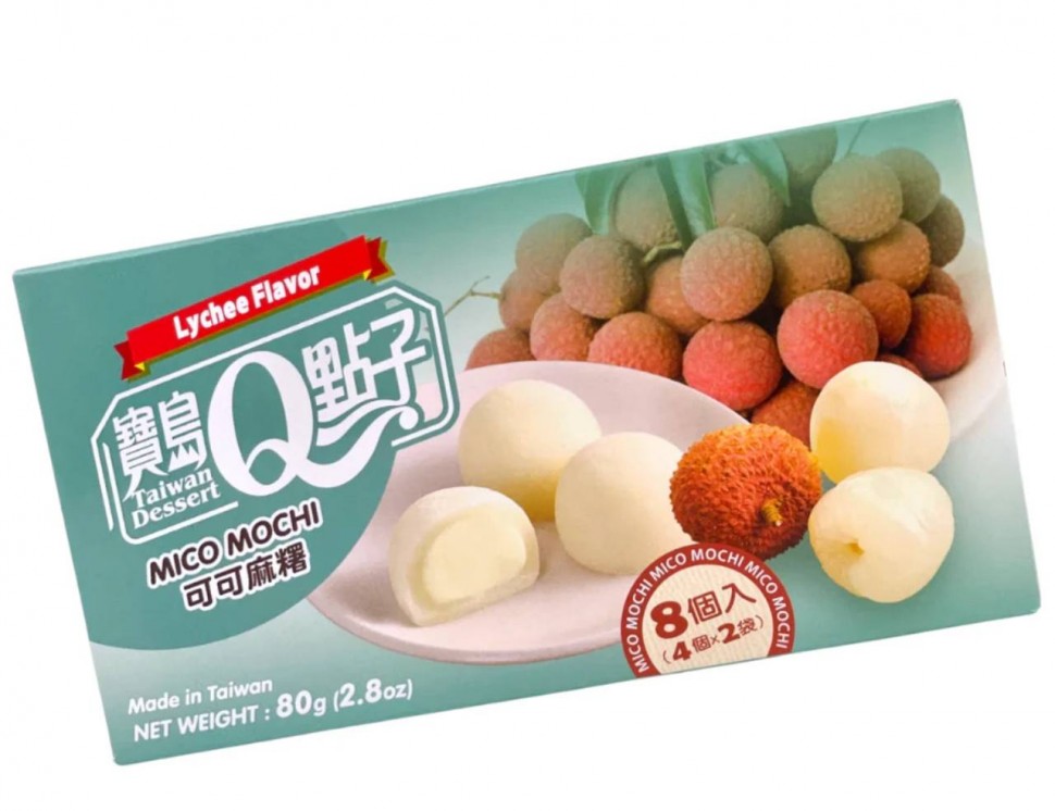 Какао - моти со вкусом личи "Роял", Q-idea 80 г, Тайвань