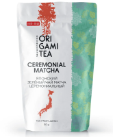 Японский чай Оригами "Матча Церемониальный" ceremonial grade Origami tea, 50г