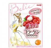 Коллаген Meiji в виде мармелада со вкусом личи и ацероллы, Япония, 68г 