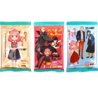 Жевательная резинка "Семья шпионов" 4 вкуса: персик, кола, яблоко, йогурт Marukawa,4 шт, Япония