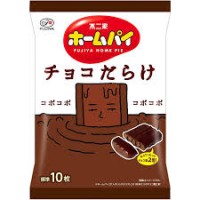 Печенье "По уши в шоколаде" Домашний пирог с шоколадной начинкой, Fujiya, 110г, Япония