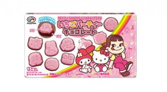 Молочный шоколад с клубничным вкусом Fujiya, 15 шт, 40 г 