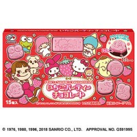 Молочный шоколад с клубничным вкусом Fujiya, 15 шт, 40 г