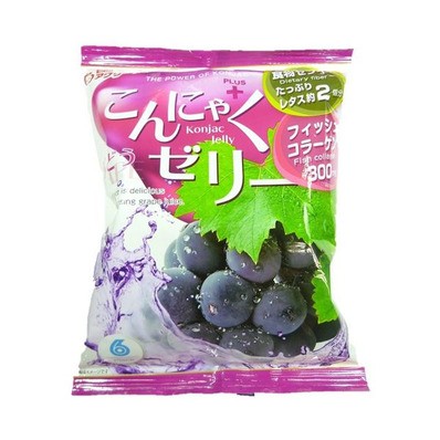 Желе конняку Yukiguni с красным виноградом, 16 г х 6шт Япония