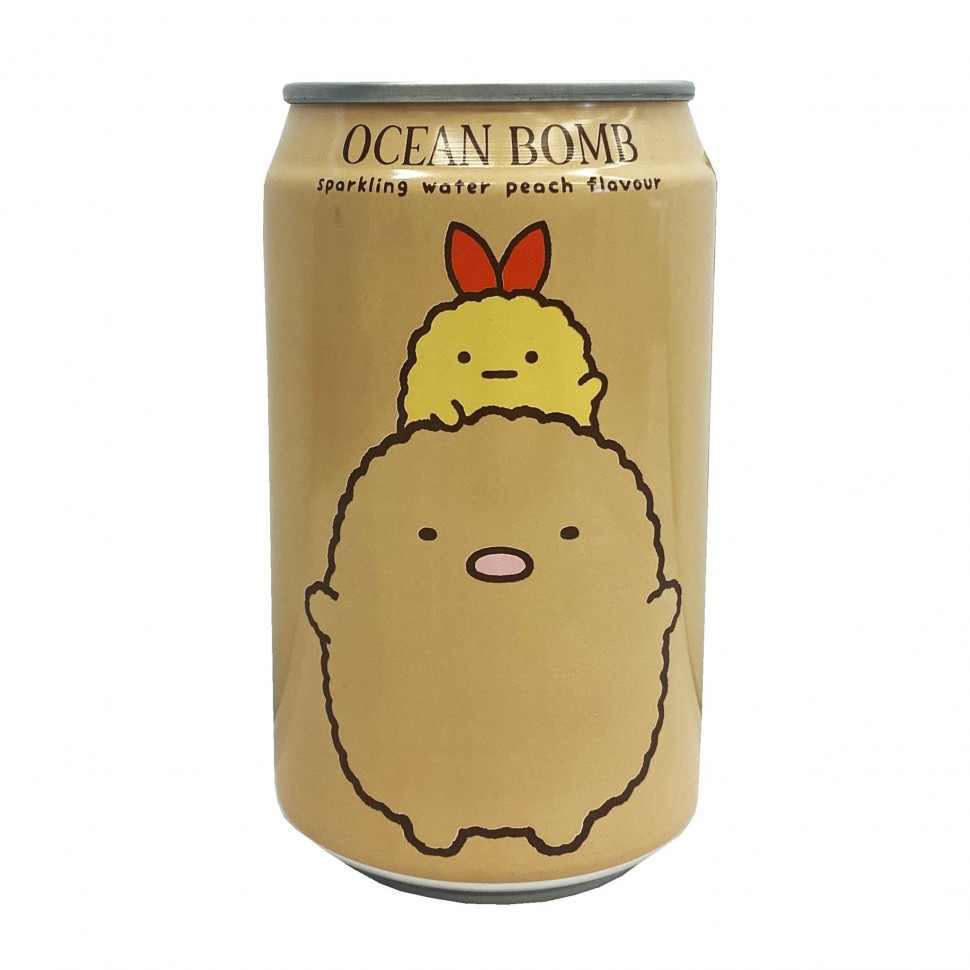 Лимонад Покемон Сумикогураши со вкусом персика Напиток Ocean Bomb Summiko Gurashi , 330 мл ж/б