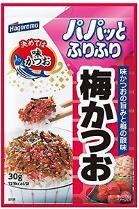 Приправа Фурикакэ c маринованной сливой умэ и тунцом кацуо к рису Hagoromo, 20г Япония
