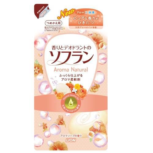 Дезодорирующий кондиционер Soflan Aroma насыщенный аромат цветов (сменная упаковка), Япония, 480мл