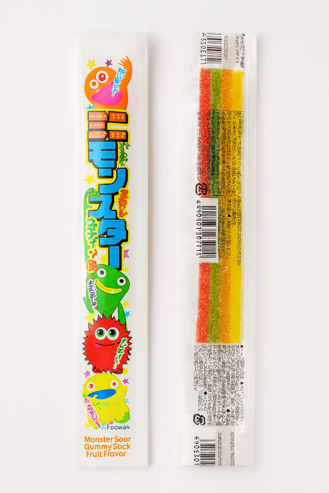 Кислая фруктовое желе Monster от Fowan (Япония)