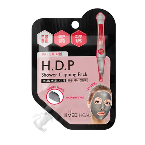 Маска для лица, очищающая и сужающая поры H.D.P. Shower Capping Pack, 15 мл