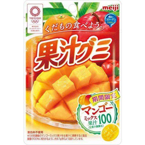 Мармелад с коллагеном Meiji со вкусом манго, Япония, 47г