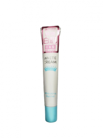 Осветляющий крем для лица "Белый крем" с гладкой структурой White Cream Japan, 20 г, Япония