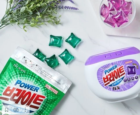 Жидкое средство для стирки аромат леса, концентрат, капсулы, мягкая упаковка Mukunghwa Power Bright Ultra-Concentrated, 30 шт