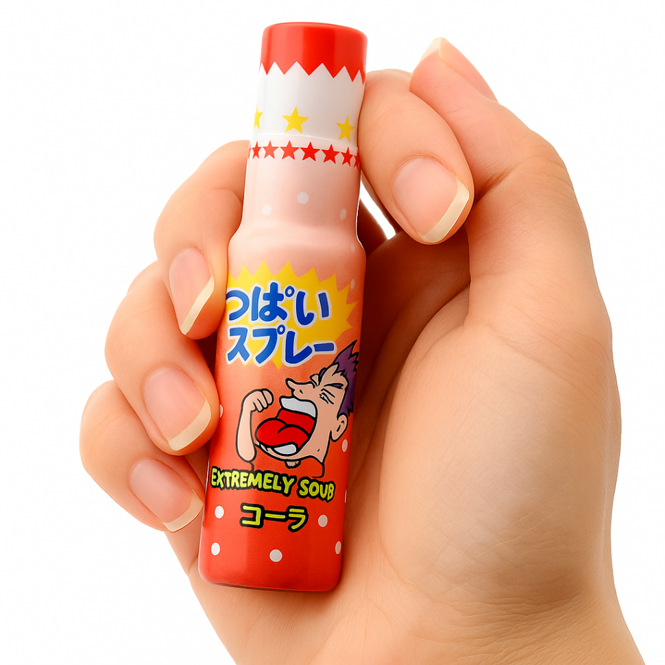 Леденцы-спрей: кислая кола