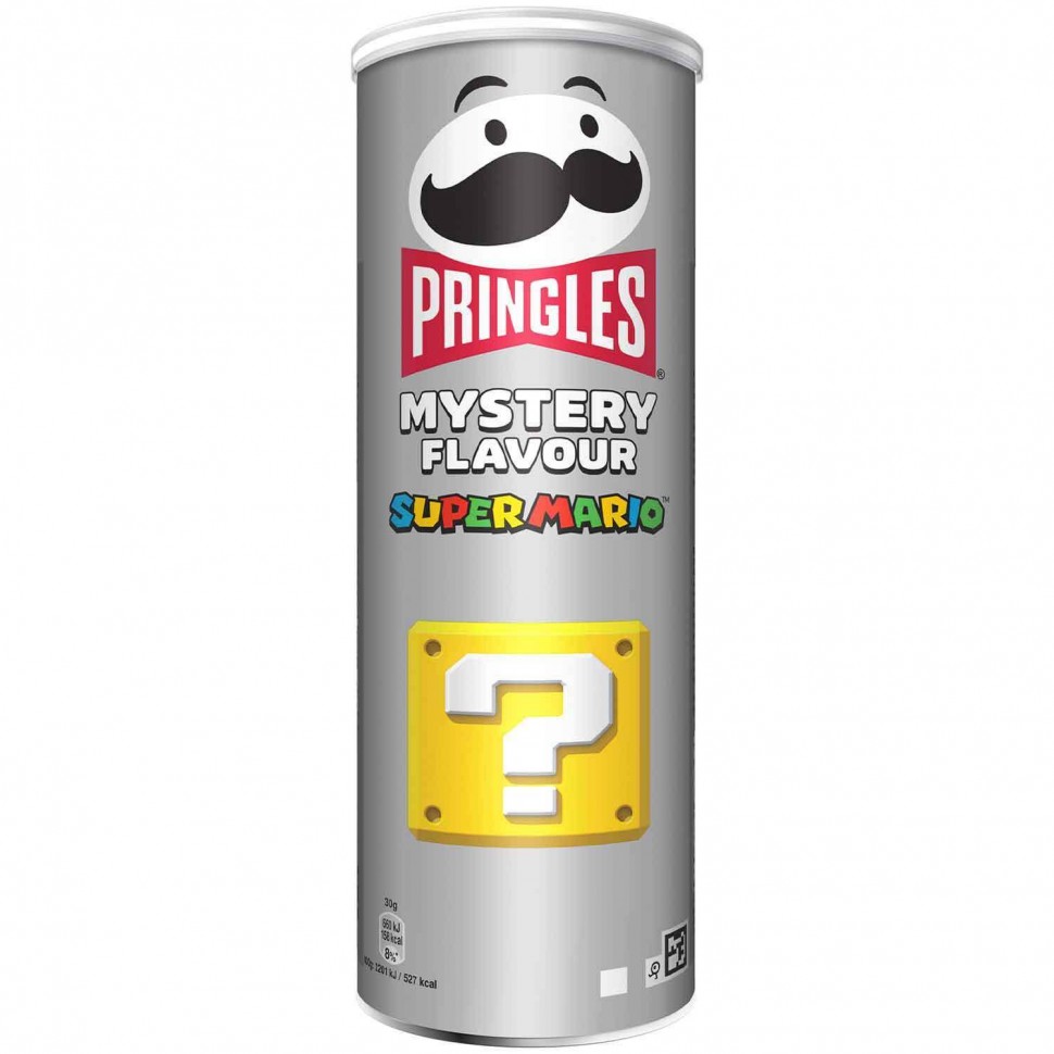 Чипсы Принглс Pringles СУПЕР МАРИО, ? - Секретный вкус, Mystery flavour SUPER MARIO, 165г 